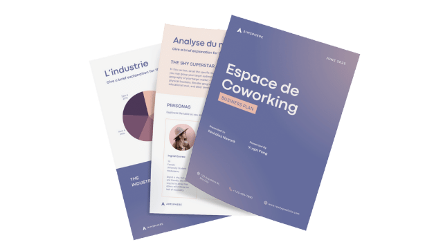 Business plan pour espace de coworking