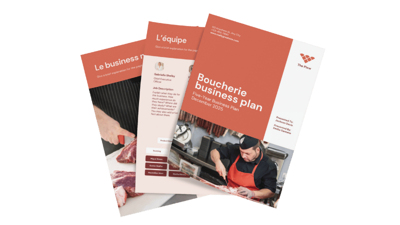 business plan pour boucherie